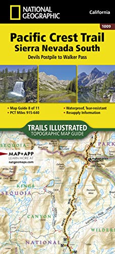Pacific Crest Trail: Sierra Nevada South [devil's Postpile to Walker Pass]: California Sierra Nevada South (National Geographic Topographic Map Guide, Band 1009)