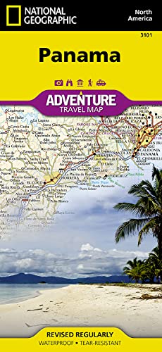 Panama: 1:475000: Protected Area Boundaries, Detailed Road Network, Panama City Inset Maps, Popular Diving, Fishing & Surfing Locations, Travel ... Geographic Adventure Map, Band 3101)