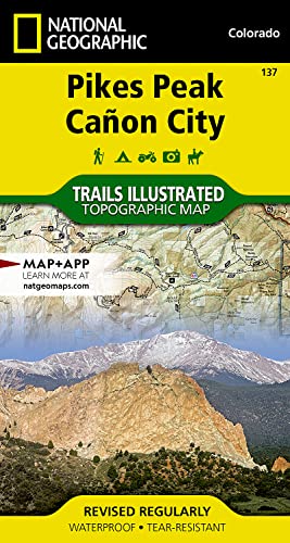 Pikes Peak / Canon City: National Geographic Trails Illustrated Colorado (National Geographic Trails Illustrated Map, Band 137)