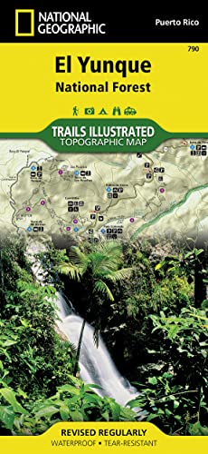 Puerto Rico - Caribbean National Forest: Trails Illustrated 1:25000: Trails Illustrated Other Rec. Areas (National Geographic Trails Illustrated Map, Band 790)
