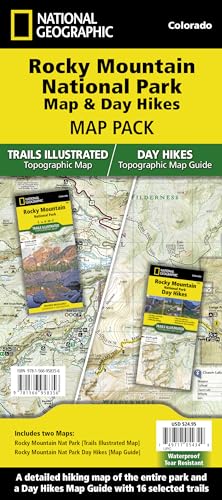 Rocky Mountain National Park Map & Day Hikes [map Pack Bundle] (National Geographic Trails Illustrated Map)