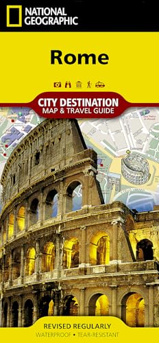 Rome: City Map & Travel Guide. Points of Interest, Additional Inset Map (National Geographic Destination City Map)