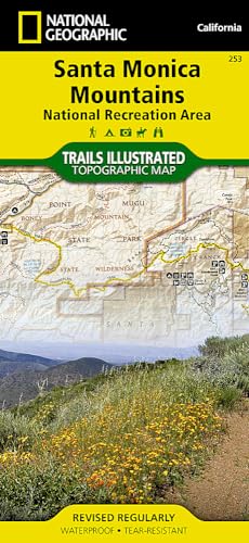 Santa Monica Mountains: National Geographic Trails Illustrated Californien: Trails Illustrated National Parks (National Geographic Trails Illustrated Map, Band 253)
