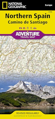 Spanien, Norden: NATIONAL GEOGRAPHIC Adventure Maps: Waterproof. Tear-Resistent