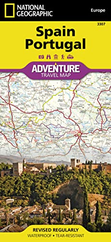 Spaninen und Portugal: NATIONAL GEOGRAPHIC Adventure Maps: Waterproof. Tear-resistent von National Geographic