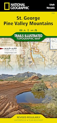 St George, Pine Valley Mountain (National Geographic Trails Illustrated Topographic Map, 715, Band 715)