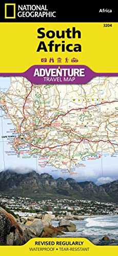 Südafrika: NATIONAL GEOGRAPHIC Adventure Maps: Waterproof. Tear-resistent