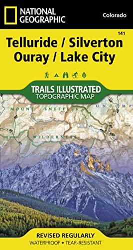 Telluride / Silverton / Ouray: National Geographic Trails Illustrated Colorado (National Geographic Trails Illustrated Map, Band 141)