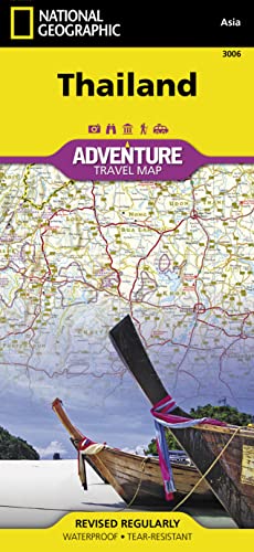 Thailand: NATIONAL GEOGRAPHIC Adventure Maps: Waterproof. Tear-resistent