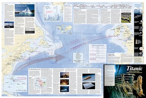 Titanic: Wall Maps History & Nature (National Geographic Reference Map)