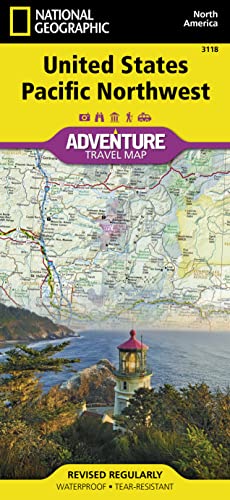 United States, Pacific Northwest (National Geographic Adventure Travel Map, Band 3118)