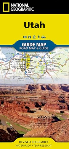 Utah: Topographische Karte (National Geographic Guide Map)