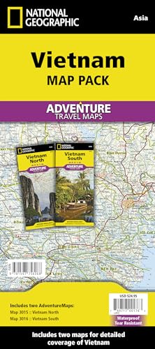 Vietnam [map Pack Bundle]: Travel Maps International Adventure/Destination Map (National Geographic Adventure Map)