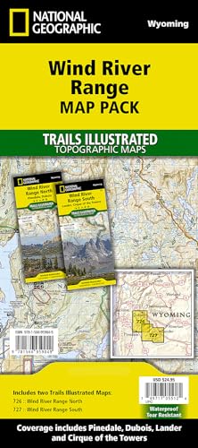 Wind River Range [Map Pack Bundle] (National Geographic Trails Illustrated Map)