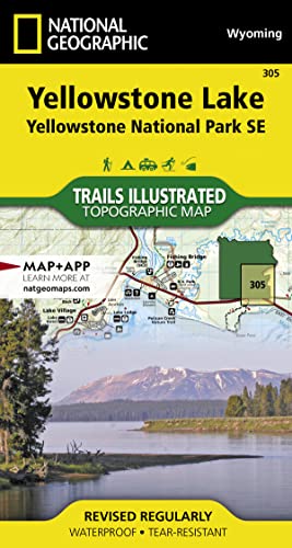 Yellowstone Lake: National Geographic Trails Illustrated National Parks (National Geographic Trails Illustrated Map, Band 305)