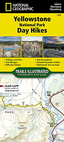 Yellowstone National Park Day Hikes (National Geographic Topographic Map Guide, Band 1705)