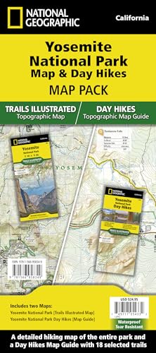 Yosemite National Park Map & Day Hikes [map Pack Bundle] (National Geographic Trails Illustrated Map)