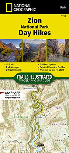 Zion National Park: 1:31680 (National Geographic Topographic Map Guide, 1712, Band 1712) von National Geografisch Inst