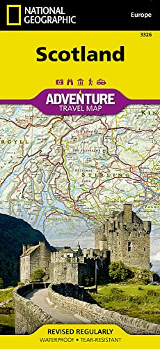 National Geographic Adventure Travel Map Scotland: Waterproof. Tear-resistent (National Geographic Adventure Map, Band 3326)