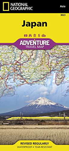 National Geographic Adventure Travel Map Japan: Waterproof. Tear-resistent (National Geographic Adventure Map, Band 3023)