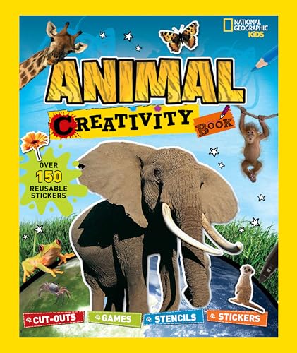 National Geographic Kids: Animal Creativity Book: Cut-outs, Games, Stencils, Stickers (Activity Books) von National Geographic