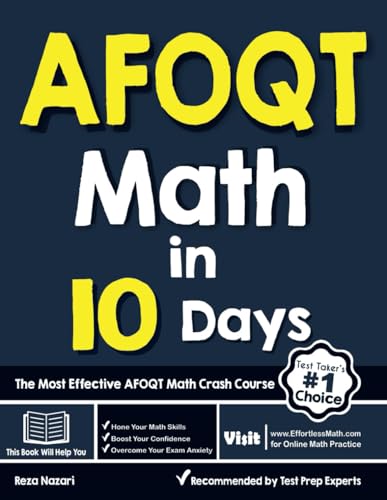 AFOQT Math in 10 Days: The Most Effective AFOQT Math Crash Course von EffortlessMath.com