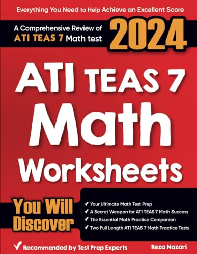 ATI TEAS 7 Math Worksheets: A Comprehensive Review of ATI TEAS 7 Math Test von EffortlessMath.com