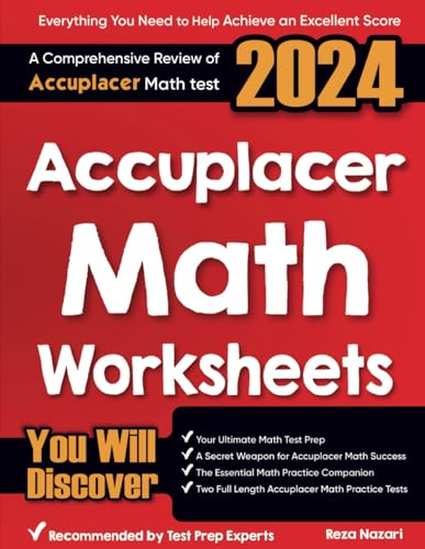 Accuplacer Math Worksheets: A Comprehensive Review of Accuplacer Math Test von EffortlessMath.com