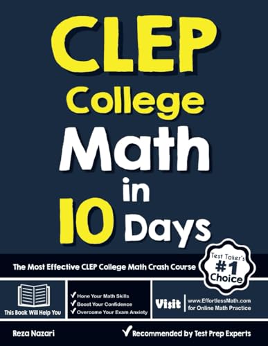 CLEP College Math in 10 Days: The Most Effective CLEP College Math Crash Course von EffortlessMath.com