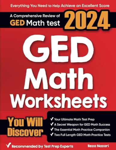 GED Math Worksheets: A Comprehensive Review of GED Math Test von EffortlessMath.com