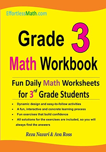 Grade 3 Math Workbook: Fun Daily Math Worksheets for 3rd Grade Students Grade 3 Math Workbook: Fun Daily Math Worksheets for 3rd Grade Students von CREATESPACE