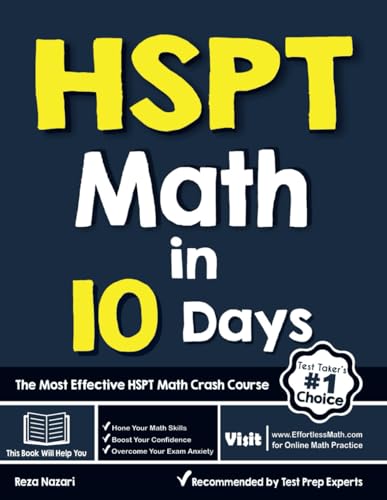 HSPT Math in 10 Days: The Most Effective HSPT Math Crash Course von EffortlessMath.com