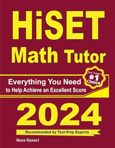 HiSET Math Tutor: Everything You Need to Help Achieve an Excellent Score von EffortlessMath.com