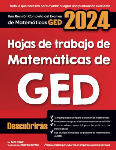 Hojas de trabajo de matemáticas de GED: Una revisión exhaustiva del examen de matemáticas de GED von www.effortleassmath.com