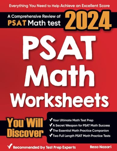 PSAT Math Worksheets: A Comprehensive Review of PSAT Math Test von EffortlessMath.com