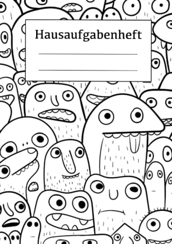 Hausaufgabenheft: Cooles Aufgabenheft für Jungen, A5, Moster Hausaufgabenheft: Cooles Aufgabenheft für Jungen, A5, Moster von Independently published