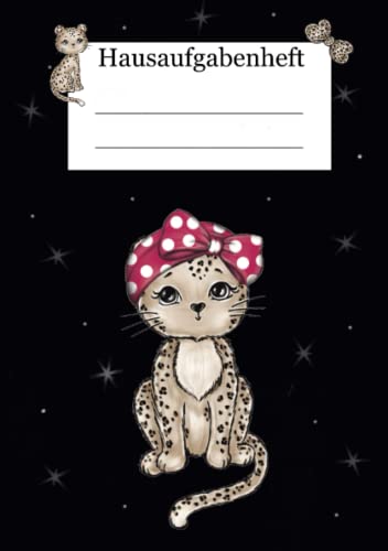 Hausaufgabenheft: Hausaufgabenheft mit Leopard für Mädchen in der Grundschule, Gesamtschule oder dem Abitur Hausaufgabenheft: Hausaufgabenheft mit Leopard für Mädchen in der Grundschule, Gesamtschule oder dem Abitur von Independently published