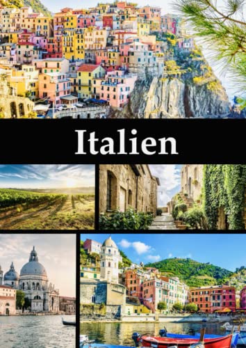 Italien: Notizbuch, Reisetagebuch, DIN A4, liniert