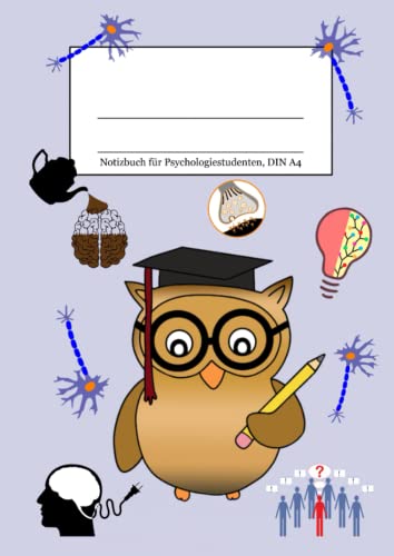 Notizbuch für Psychologiestudenten, DIN A4: Das Schreibheft für dein Psychologie Studium an der Universität, kariert, 100 Seiten, 50 Blatt, A4 Notizbuch für Psychologiestudenten, DIN A4: Das Schreibheft für dein Psychologie Studium an der Universität, kariert, 100 Seiten, 50 Blatt, A4 von Independently published
