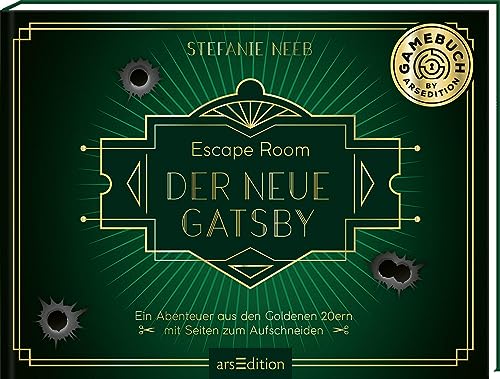 Escape Room: Der neue Gatsby: Ein Abenteuer aus den Goldenen 20ern mit Seiten zum Aufschneiden | Spannende Lektüre und knifflige Rätsel für Erwachsene