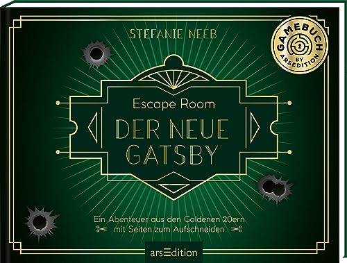 Escape Room: Der neue Gatsby: Ein Abenteuer aus den Goldenen 20ern mit Seiten zum Aufschneiden | Spannende Lektüre und knifflige Rätsel für Erwachsene Escape Room: Der neue Gatsby: Ein Abenteuer aus den Goldenen 20ern mit Seiten zum Aufschneiden | Spannende Lektüre und knifflige Rätsel für Erwachsene