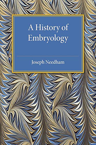 A History of Embryology von Cambridge University Press