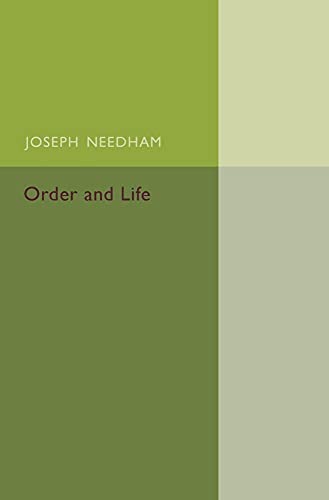 Order and Life von Cambridge University Press