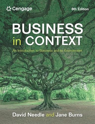 Business in Context von Cengage Learning EMEA