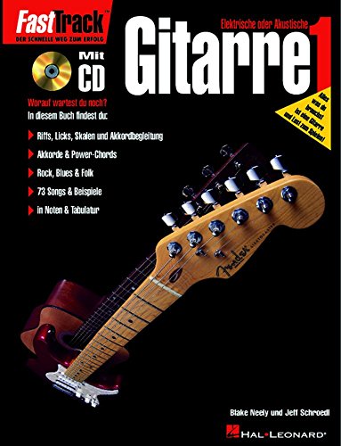 Elektrische oder Akustische Gitarre, m. Audio-CD