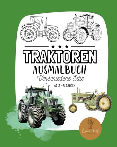 Ausmalbuch Traktoren von Independently published