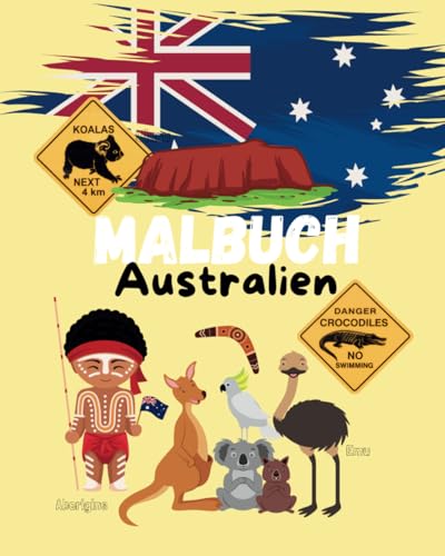 Australien Ausmalbuch: Reiseführer