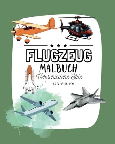 Flugzeug Malbuch: Flugobjekte von Independently published