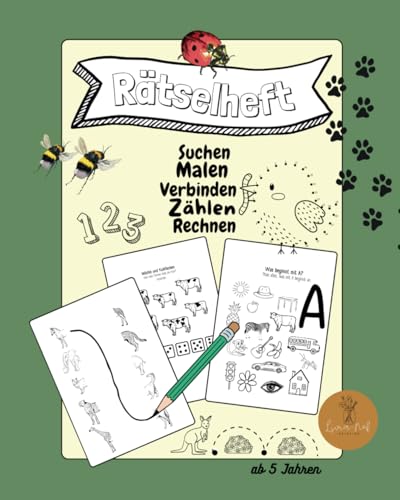 Rätselheft: für Kinder ab 5 Jahren von Independently published