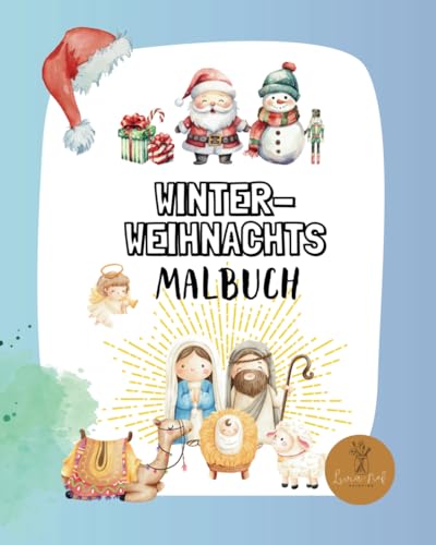 Winter Weihnachts Malbuch: Ausmalbuch Weihnachten von Independently published